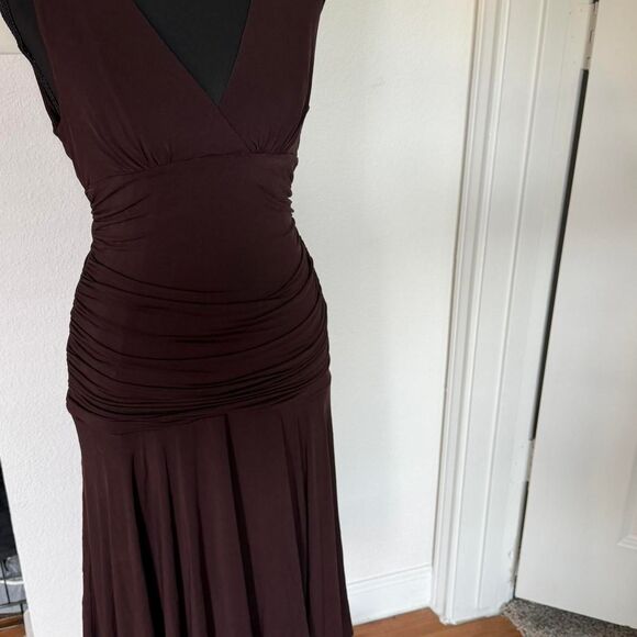 BCBGMaxAzria Dresses & Skirts - Bcbgmaxazria Women's Brown and Burgundy Dress